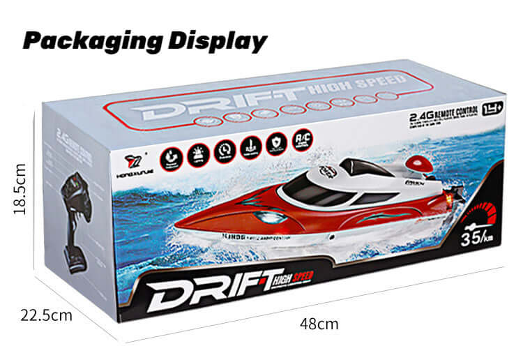 Barco de carreras de control remoto de alta velocidad | Kidstoylover