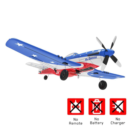 Volantex RC P51D Miss America 4CH PNP warbird main product image without battery and transmitter