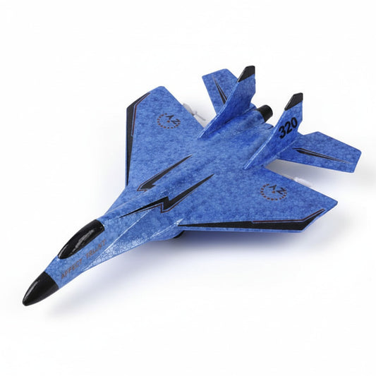 MIG 320 foam RC glider main product image with hand-thrown airplane design