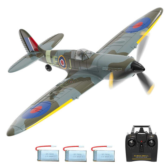 VolantexRC Blue Spitfire 4CH RC-Flugzeug Hauptproduktbild mit XPilot Gyro / Kreiselstabilisierung