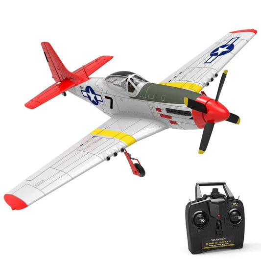 VolantexRC P51 Mustang 750mm expert RC warbird main product image with 2.4GHz control