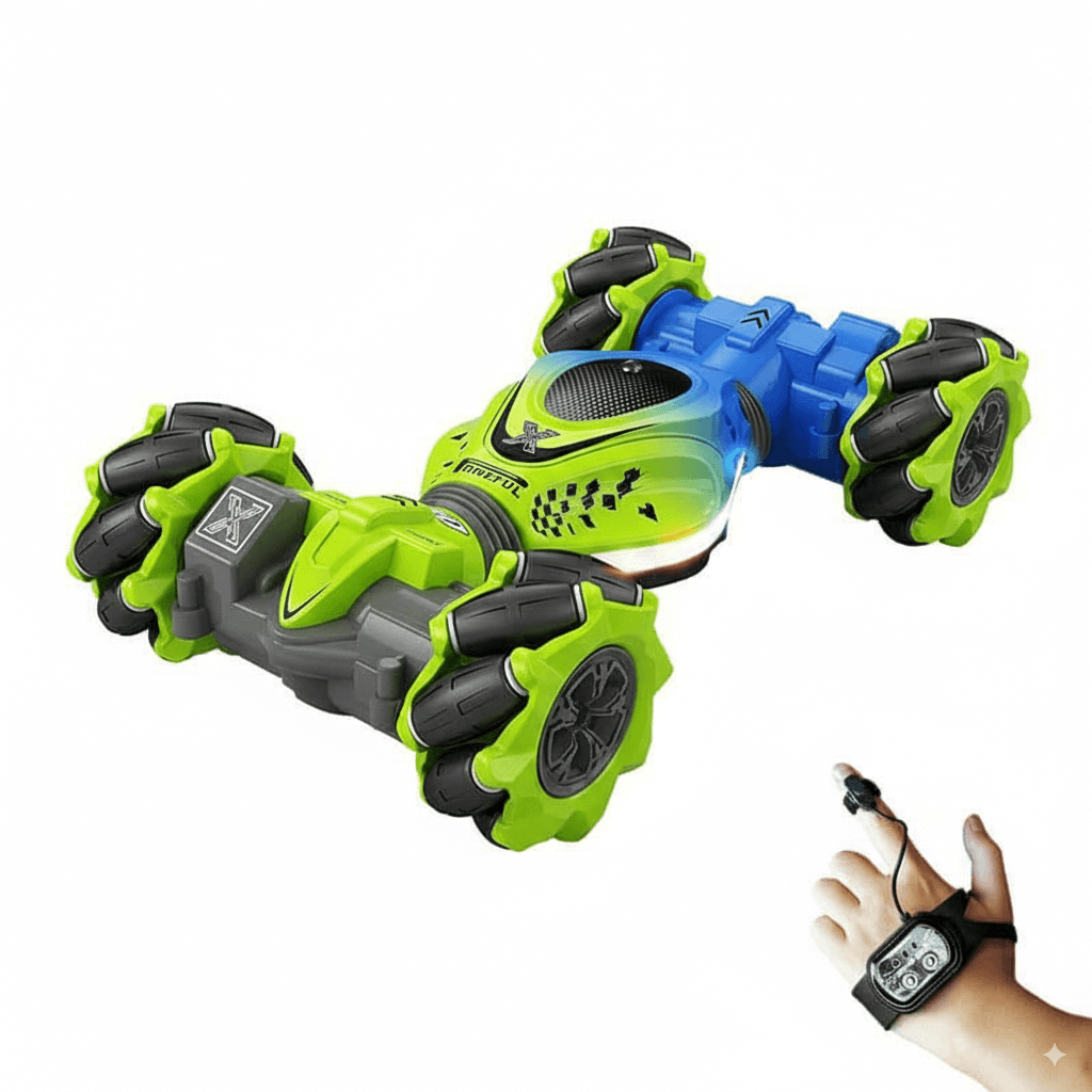 Nuevo coche acrobático RC 4WD - Control por gestos, rotación 360° - Juguete para niños | KIDS TOY LOVER