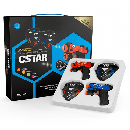 Kids laser strike set main product image with infrared laser tag blaster toys