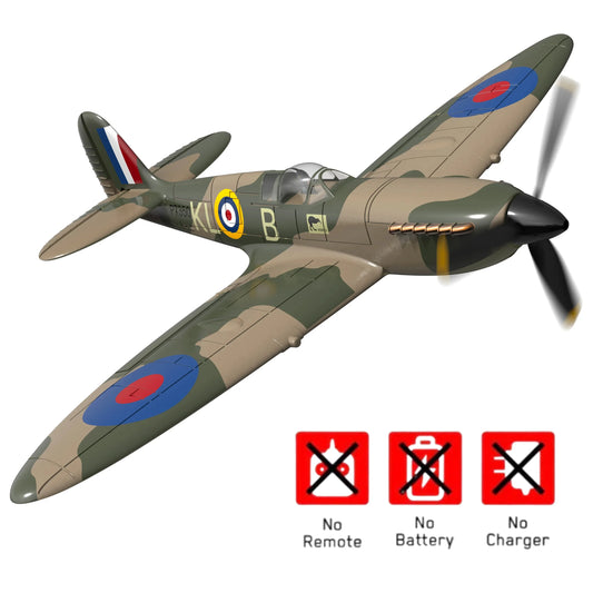 Immagine principale del prodotto VolantexRC Spitfire 4CH PNP RC aereo militare storico senza radio, batteria e caricabatterie