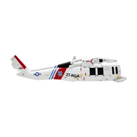 Official black right-side fuselage shell replacement for WLtoys XK K270 RC helicopter.